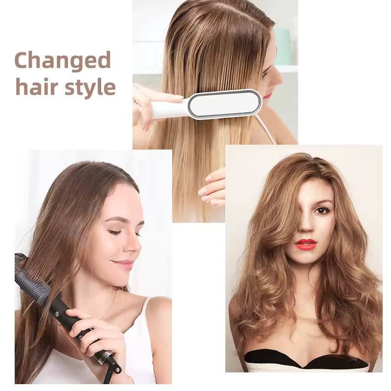 Professional Electric Hair Straightener Comb Brush